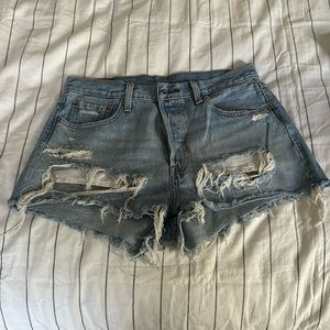 Levi denim shorts